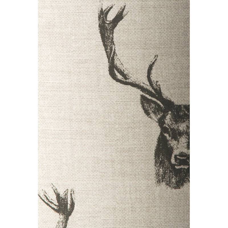 Cotton Drum Lamp Shade ( Screw On ) in Cream, 20cm H x 40cm W x 40cm D