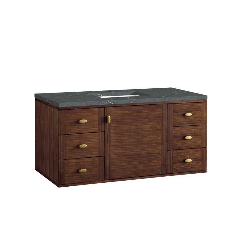 Amberly 48'' W Single Vanity, Parisien Bleu
