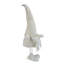Gnome de Noël blanc et beige 24,5 po Serena