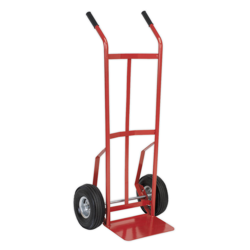 Verla 119cm H x 54.5cm W x 38cm D 200kg Pneumatic Tyres Hand Truck Trolley