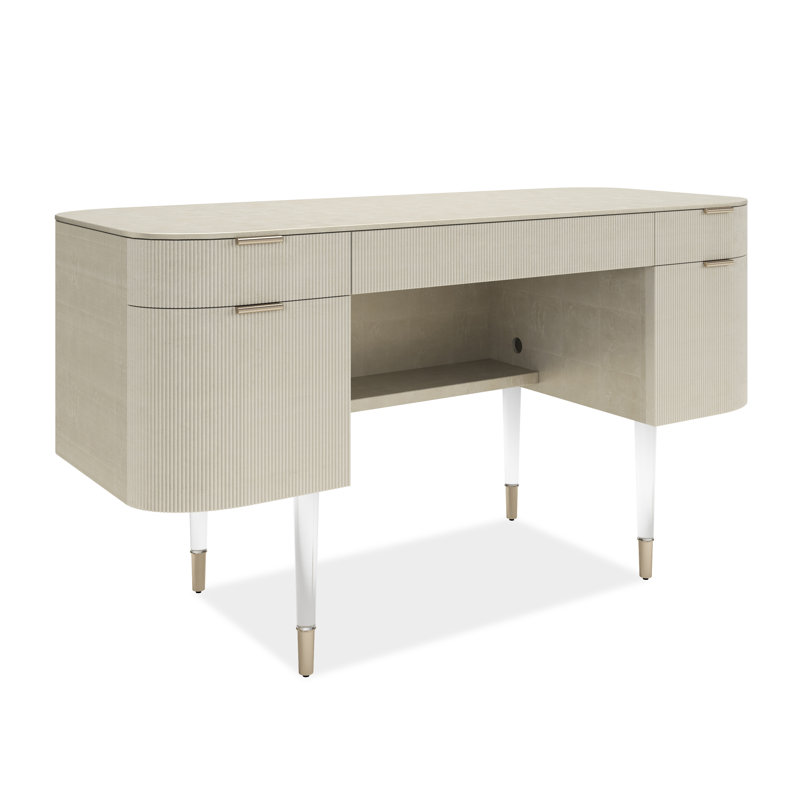 Love 54'' W Rectangle Executive Desk, Oracle