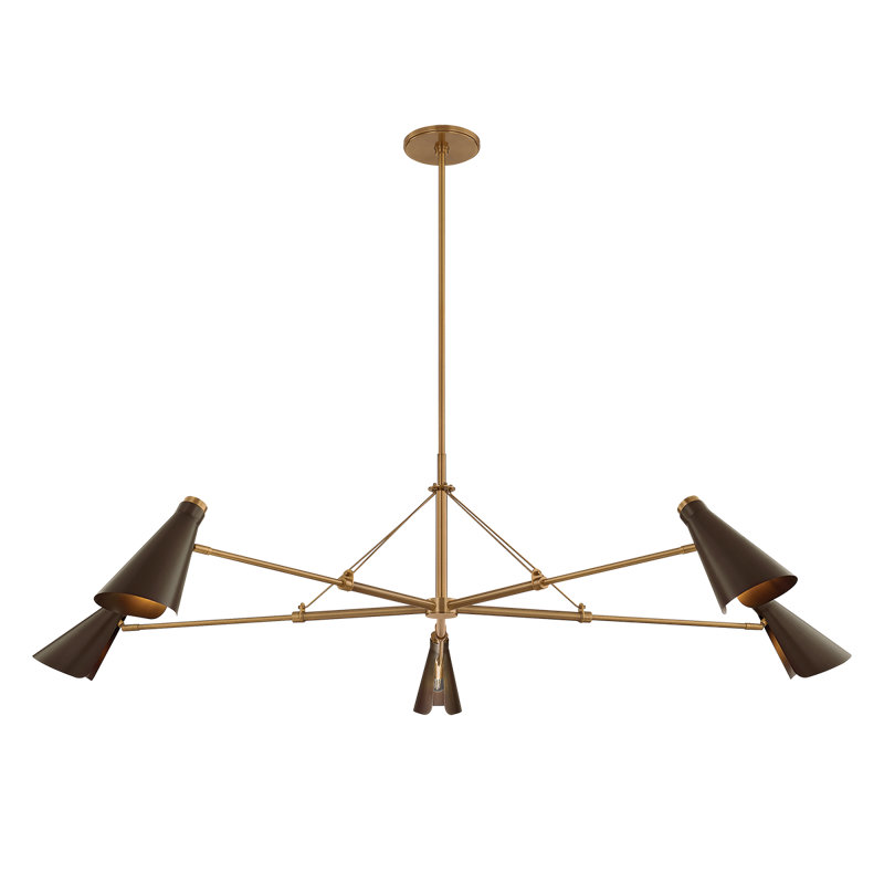 Lustre Andersen, 21" H x 69.25" W x 69.25" D, 5