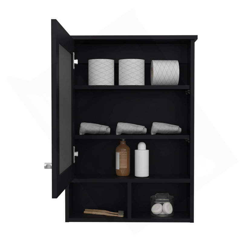 Pharmacie Gibson, salle de bain, noir, Noir