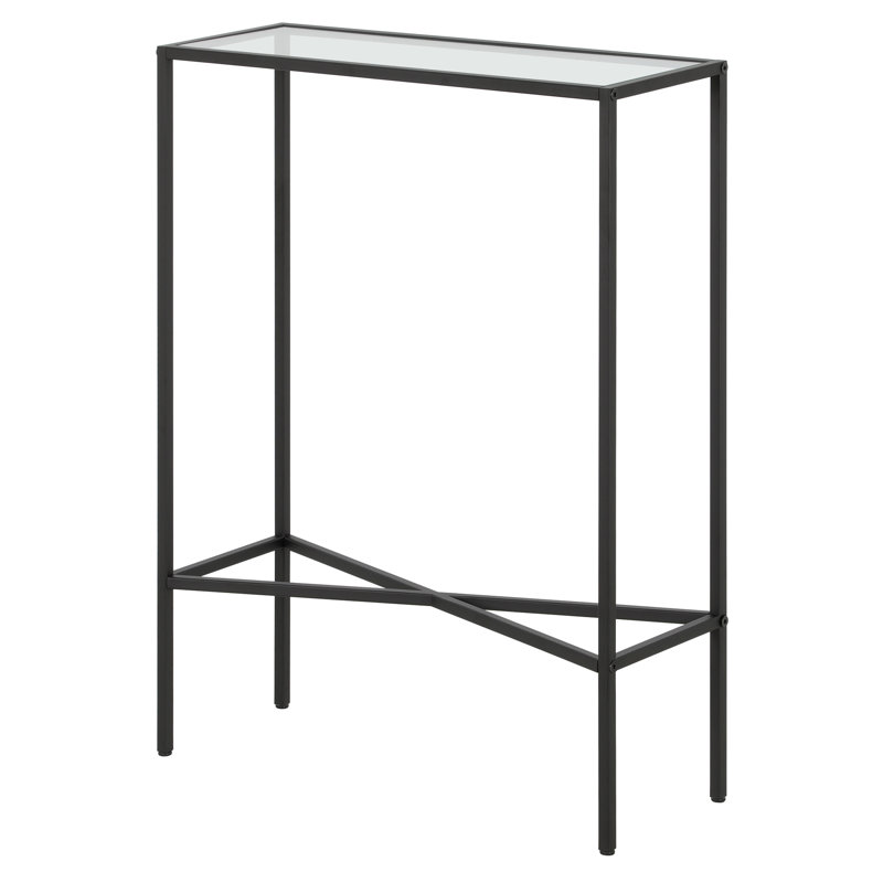 Henley 22'' Glass Top Console Table