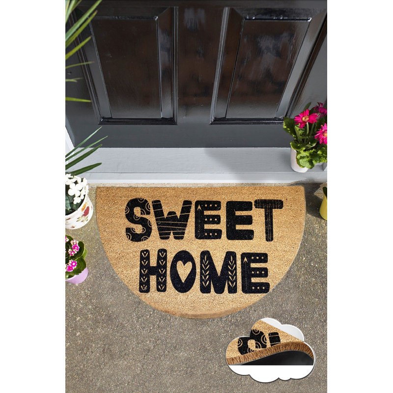 High-Quality Coco Doormat, Non-Slip Base, 18 x 30 inches | 100% Coconut Thread Surface, Thickness: 0.7 - 0.9 inches | Machine Washable at 86°F, Durable & Eco-Friendly | Perfect for Home Entryways & Patios
