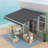 Outsunny Polyester Cover Retractable Patio Awning-97850776-97850775-97850774