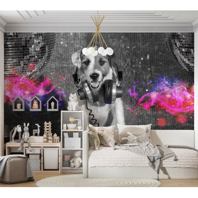 Papier peint animalier - Chien dj