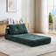 1 Seater Chenille Sofa Bed-1684569930