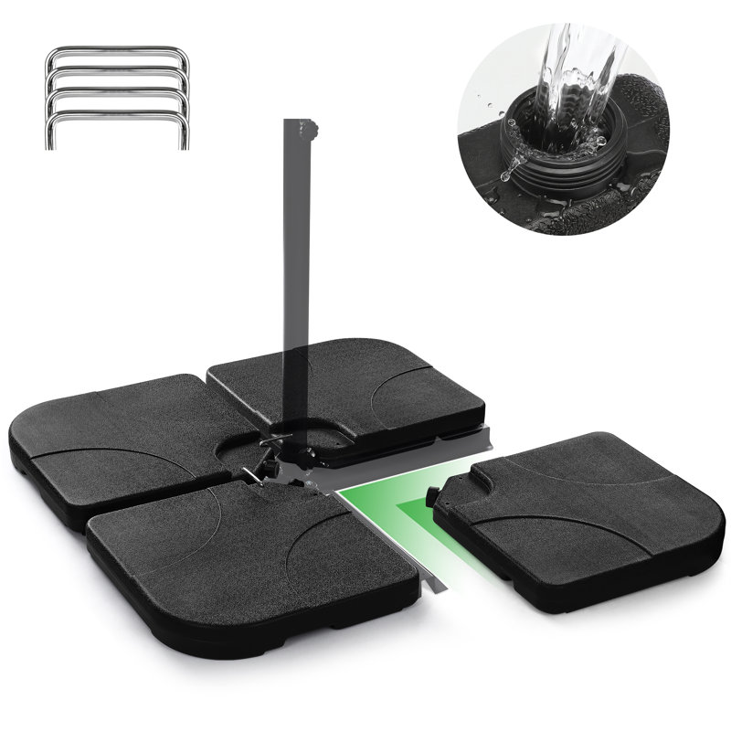 Base de parasol pour patio Harper-Rae 190LBS 4PCS