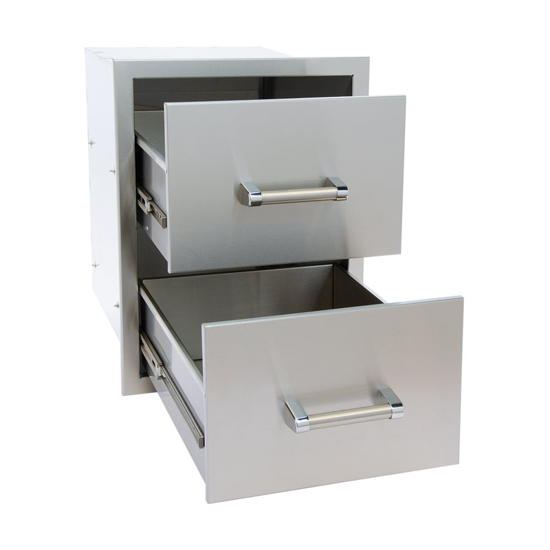 16.5'' Stainless Steel Grade 304 Stainless Steel Drop-In Drawers