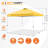 Pop Up Canopies 10 Ft. W x 10 FT. D Metal Party Tent Canopy-96265668
