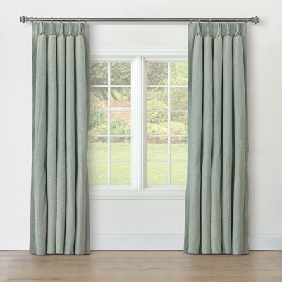 Sterling Strie Curtain Panel In Marine