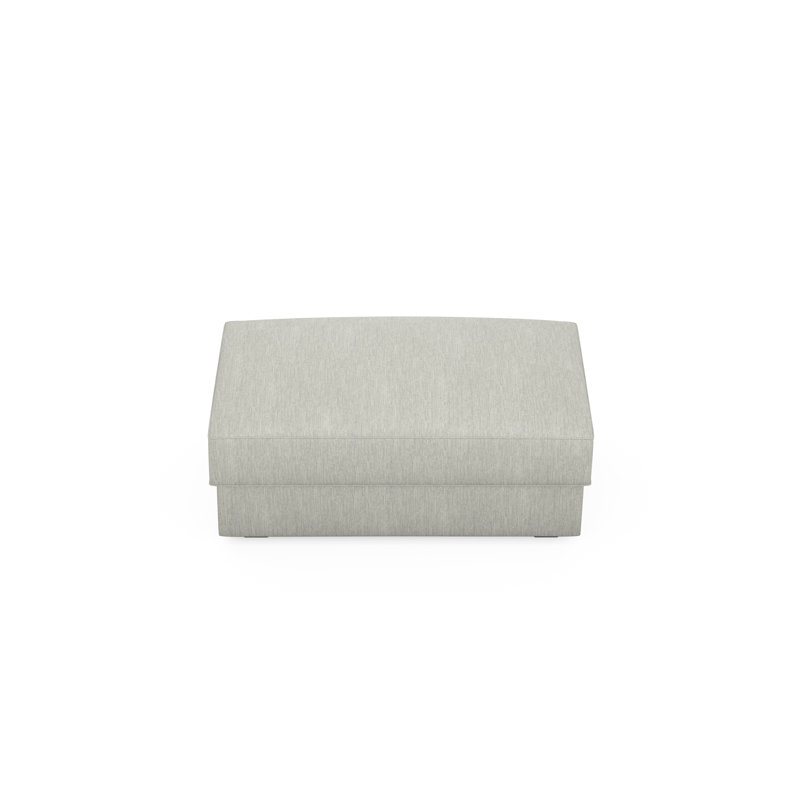 Repose-pieds caché avec rangement 40 po Coddle®, Polyester tourterelle