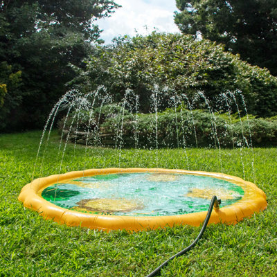 60" Inflatable Safari Children''s Sprinkler Mat