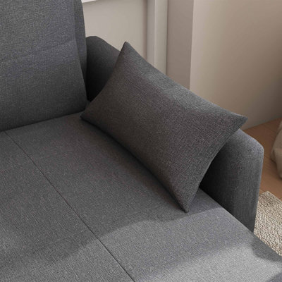 U-Shaped Reversible Sectional Sleeper Sofa Bed with Storage Chaise