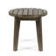 Table d'appoint d'extérieur en bois d'acacia 16 po