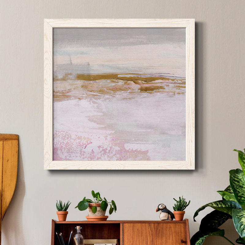 Toile encadrée Magenta Skyline I-Premium - prête à être accrochée, Blanc, H 27,5 po x l 27,5 po x P 1,5 po