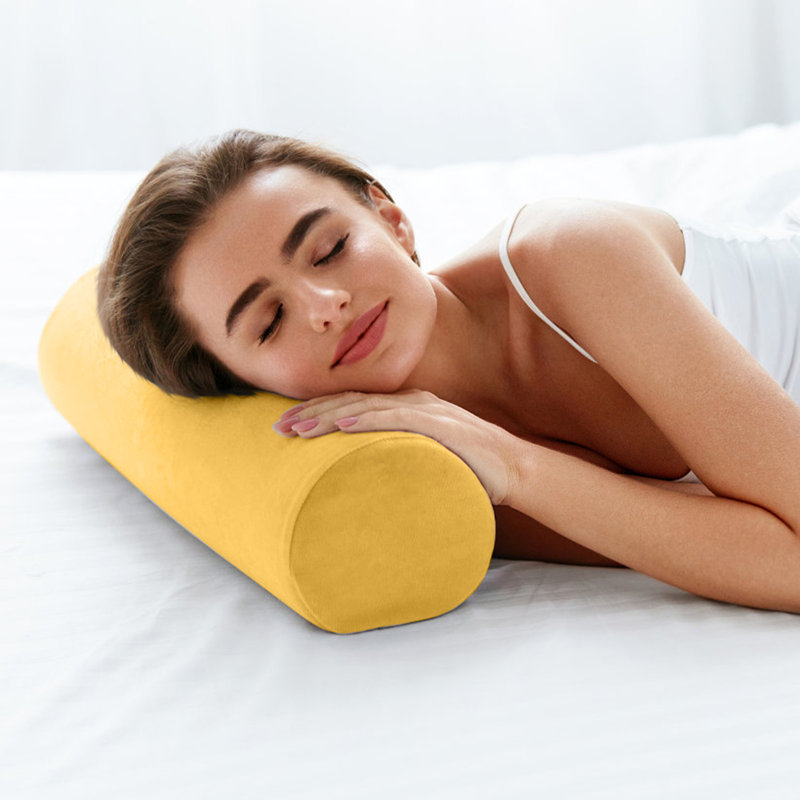 Coussin cylindrique Coussin lombaire cylindrique Coussin de tête Coussin de coussin, F
