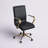 Mid-Back Designer Upholstered Swivel Executive Office Chair with Armrests-1860959585-1860959590