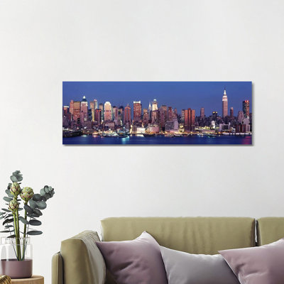Dusk - Wrapped Canvas Panoramic Print