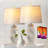 24.5'' Resin Modern Glam Table Lamp Set With Usb-314853824