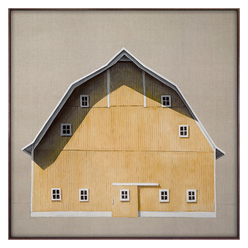 Barn Study 1 Print by Altamura, Stefano, Walnut Framed, 36" H x 36" W