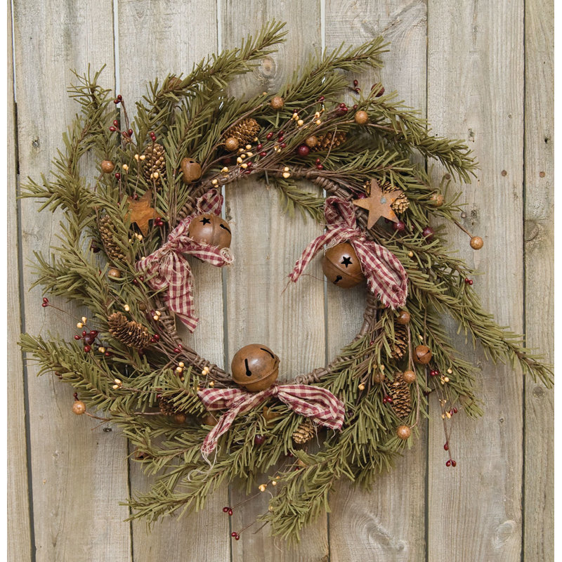 Faux Pine 18'' Wreath