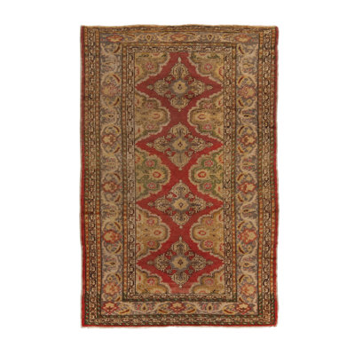 One-of-a-Kind 4' X 6'2" Hand Knotted Area Rug