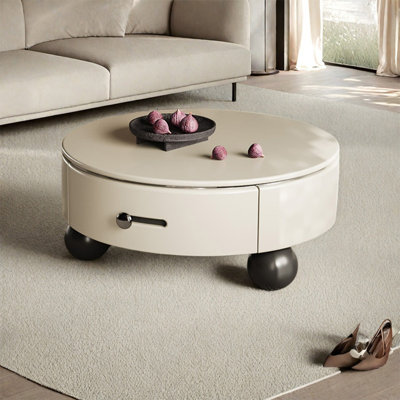 Simple round coffee table