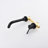 Wall Mounted Single Handle Bathroom Sink Faucet with Pop-Up Drain (No Overflow)