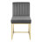 Carriage Tufted Sled Base Upholstered Fabric Dining Chair-484070128-426741413-426741422