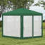 Tente de fête extérieure Outsunny avec parois de protection en filet