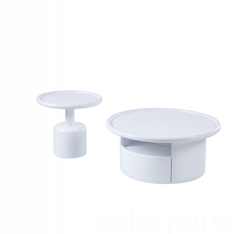 Ensemble de tables basses deux pièces pour le salon et la chambre à coucher, offrant beaucoup d'espace et un design moderne pour votre confort