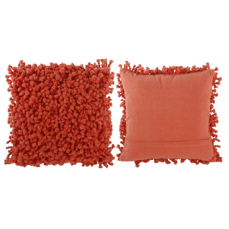  Throw Pillow, Coral