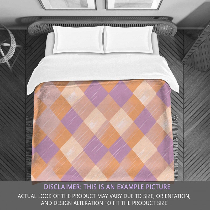 Checkered Comforter, King Comforter