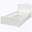 Lit plateforme simple avec lit gigogne-1691682283