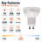 Euri Lighting PAR16 LED Spot Bulb, 7W, 450 lm, 50W Eq., 4000K, GU10, Dimmable, JA8, UL