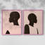 «Pink Silhouette I», reproduction encadrée de qualité supérieure - prête à être accrochée - aucun clou requis - aucun clou requis-479810164-479810167