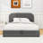 Upholstered Platform Bed with Hydraulic Storage-817290542-817290540