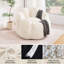 Fauteuil à billes en velours avec housse lavable à la machine Dutch-2137121542