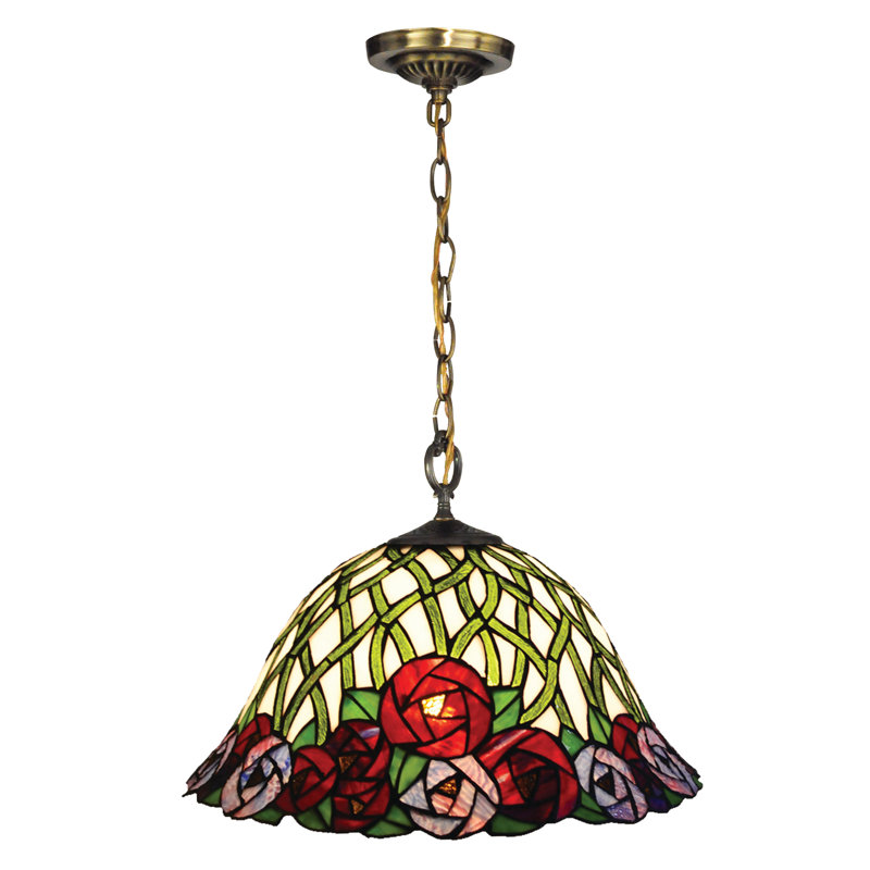 Luminaire suspendu bol 1 lumière Oswald Rose