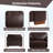 Daryon Premium Leather Club Accent Chair – Square Arm Goose Feather Cushion for Living Room Decor-1896929975