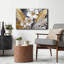 Peinture décorative sur toile