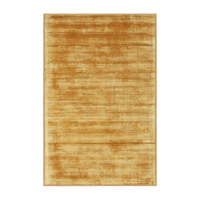 Tapis contemporain jaune