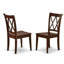 Ensemble de salle à manger 3 pièces comprenant une table rectangulaire en bois avec rallonge papillon et 2 chaises de salle à manger, 81 x 152 cm, acajou-264839525-264839527