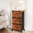 Dresser Storage with 3 Drawers, Metal Frame for Closet Storage, Vertical Storage Cabinet for Bedroom, Wardrobe, and Office-1113161695