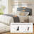 Upholstered Linen Headboard with Adjustable Height-1015513041-1015513040