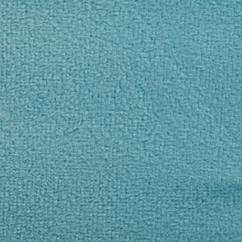 Velvet Ottoman, Ice Blue 