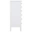 Commode 8 tiroirs Bexhill - blanc