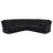 Matson Upholstered Reclining Sectional Sofa Black-261005196